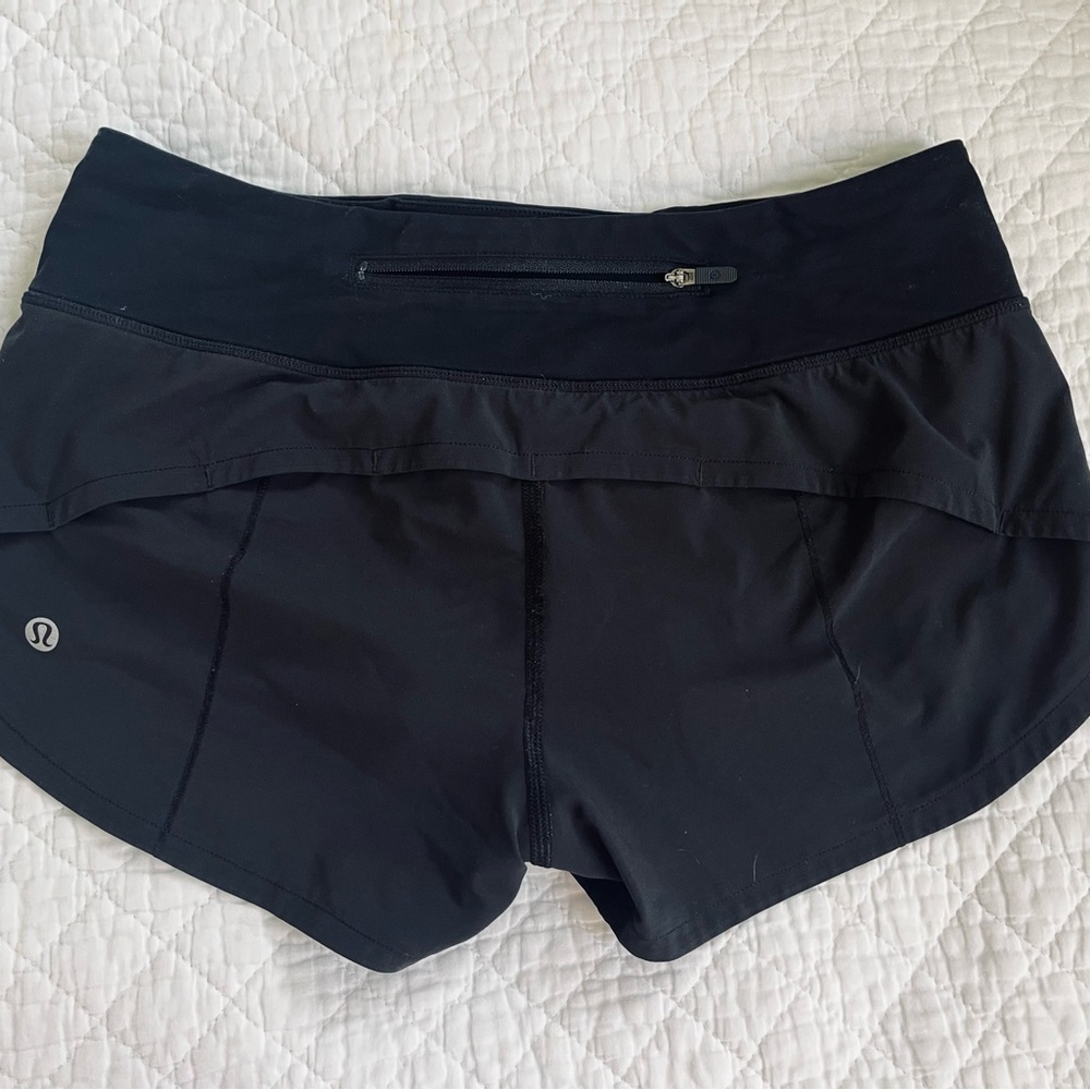 lululemon athletica Women's Jet Black Athletic Shorts
